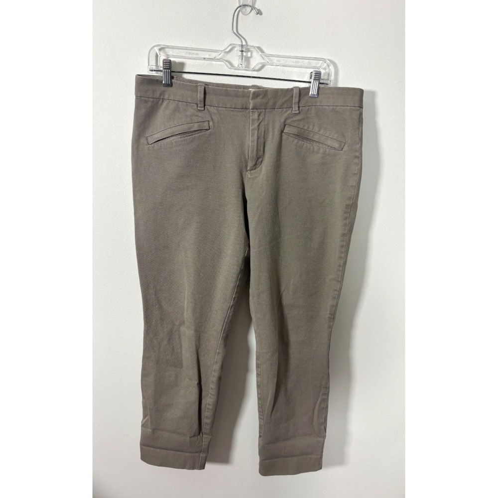 GAP Women's Size 14R Skinny Ankle Tan Pants Office Work Pants Business Casual